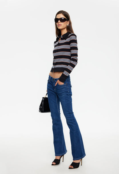 Lioness Fashion Online | Bada Bing Jersey - Noir Stripe