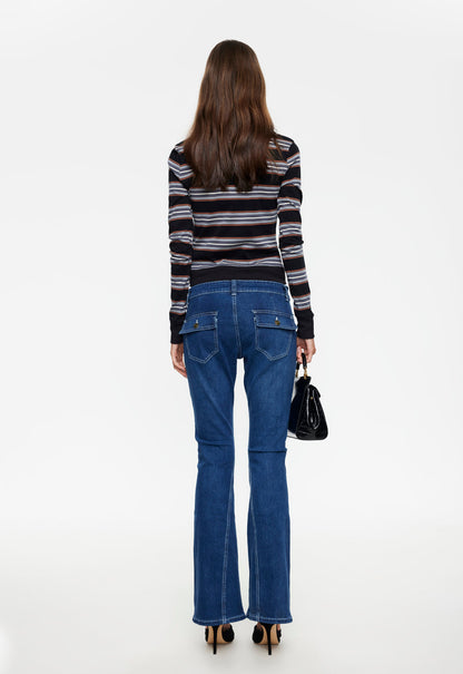 Lioness Fashion Online | Bada Bing Jersey - Noir Stripe