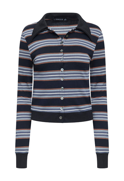 Lioness Fashion Online | Bada Bing Jersey - Noir Stripe