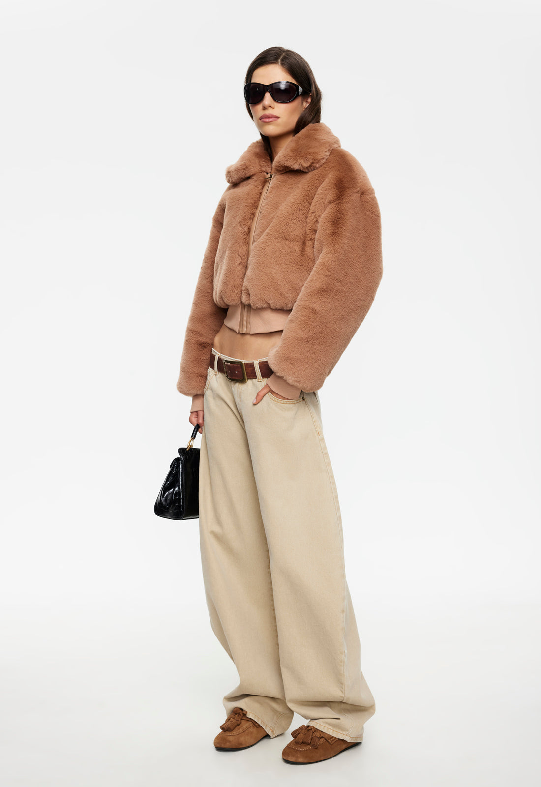 Lioness Fashion Online Shop | Drita Faux Fur - Camel