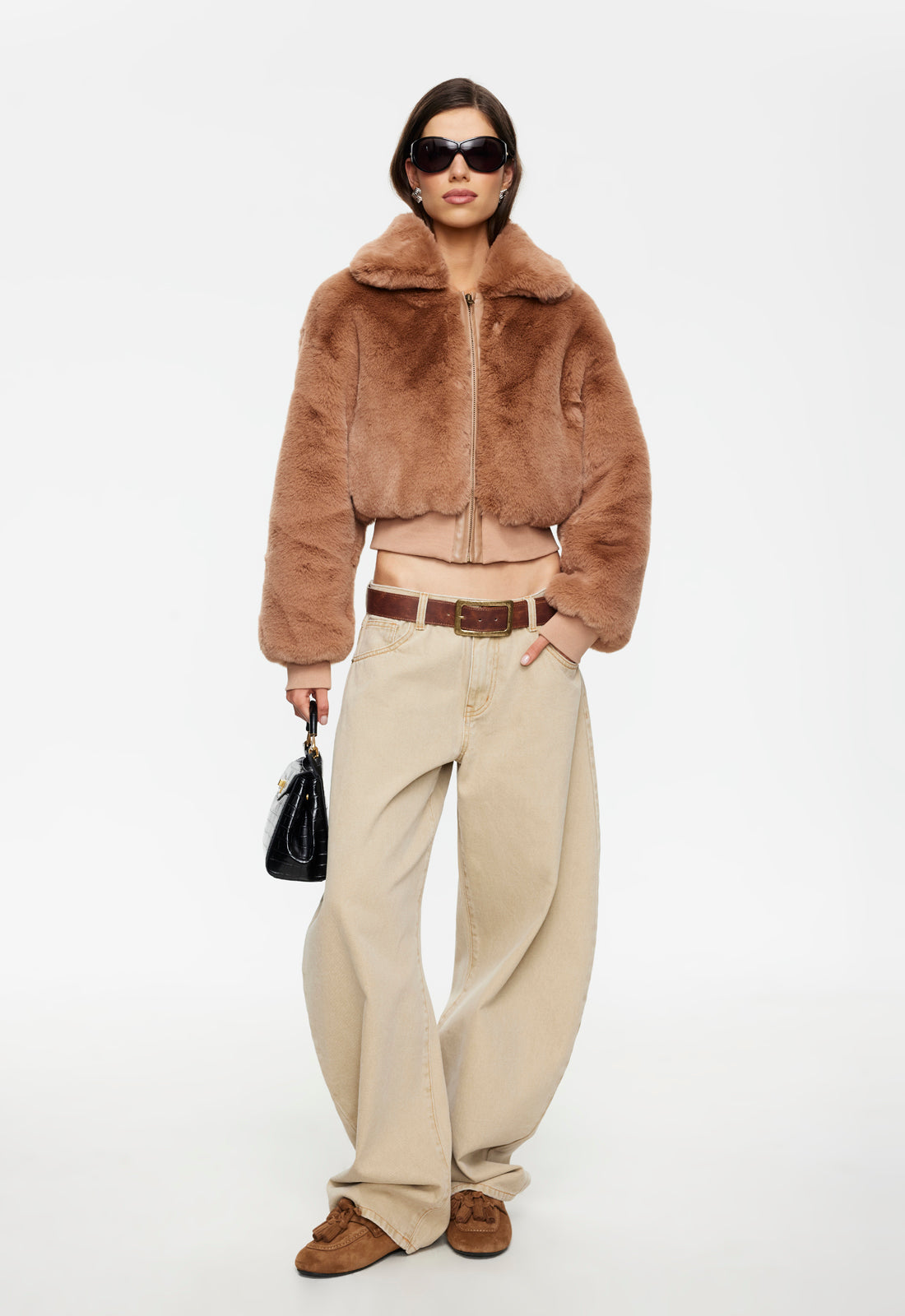 Lioness Fashion Online Shop | Drita Faux Fur - Camel