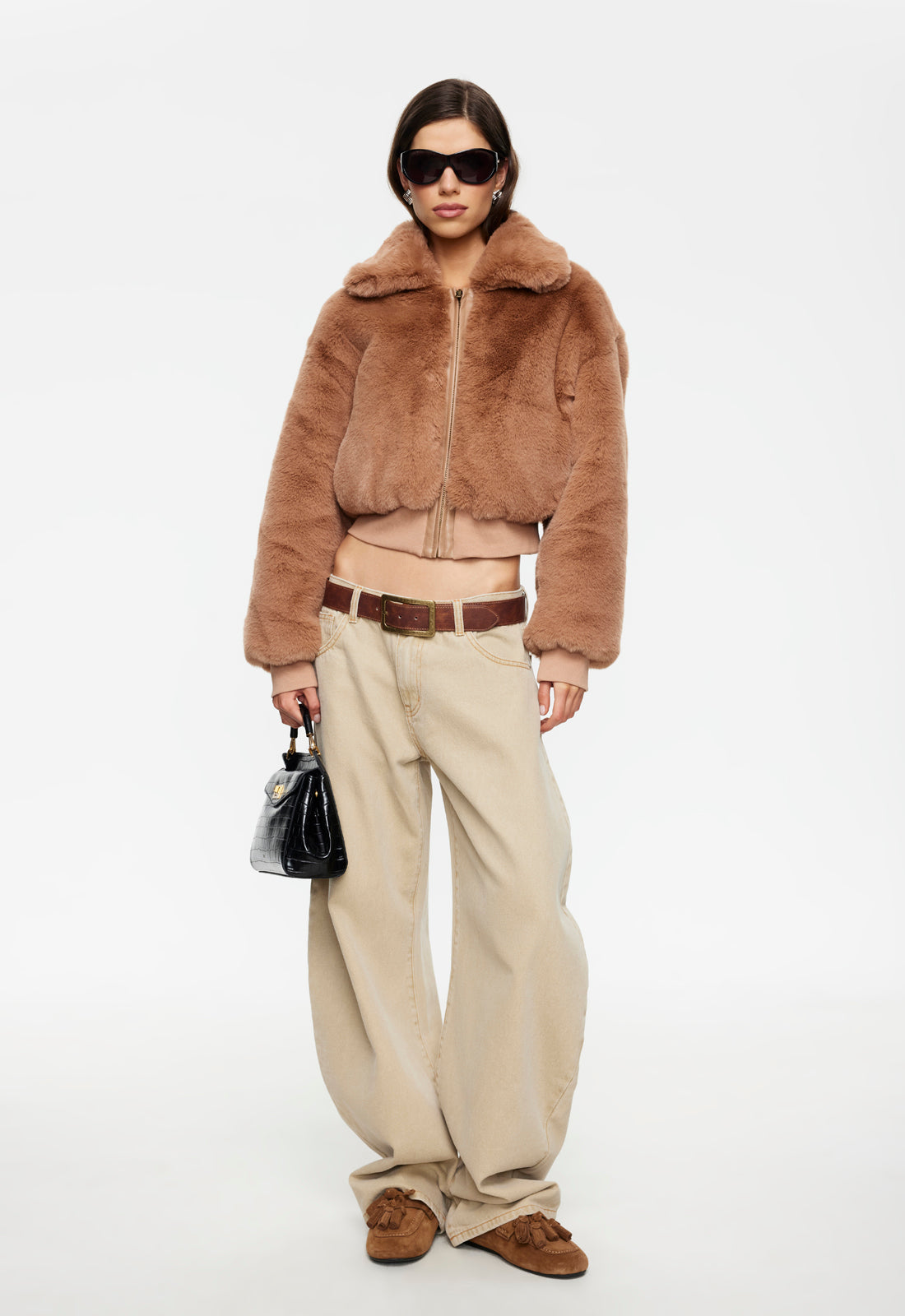 Lioness Fashion Online Shop | Drita Faux Fur - Camel