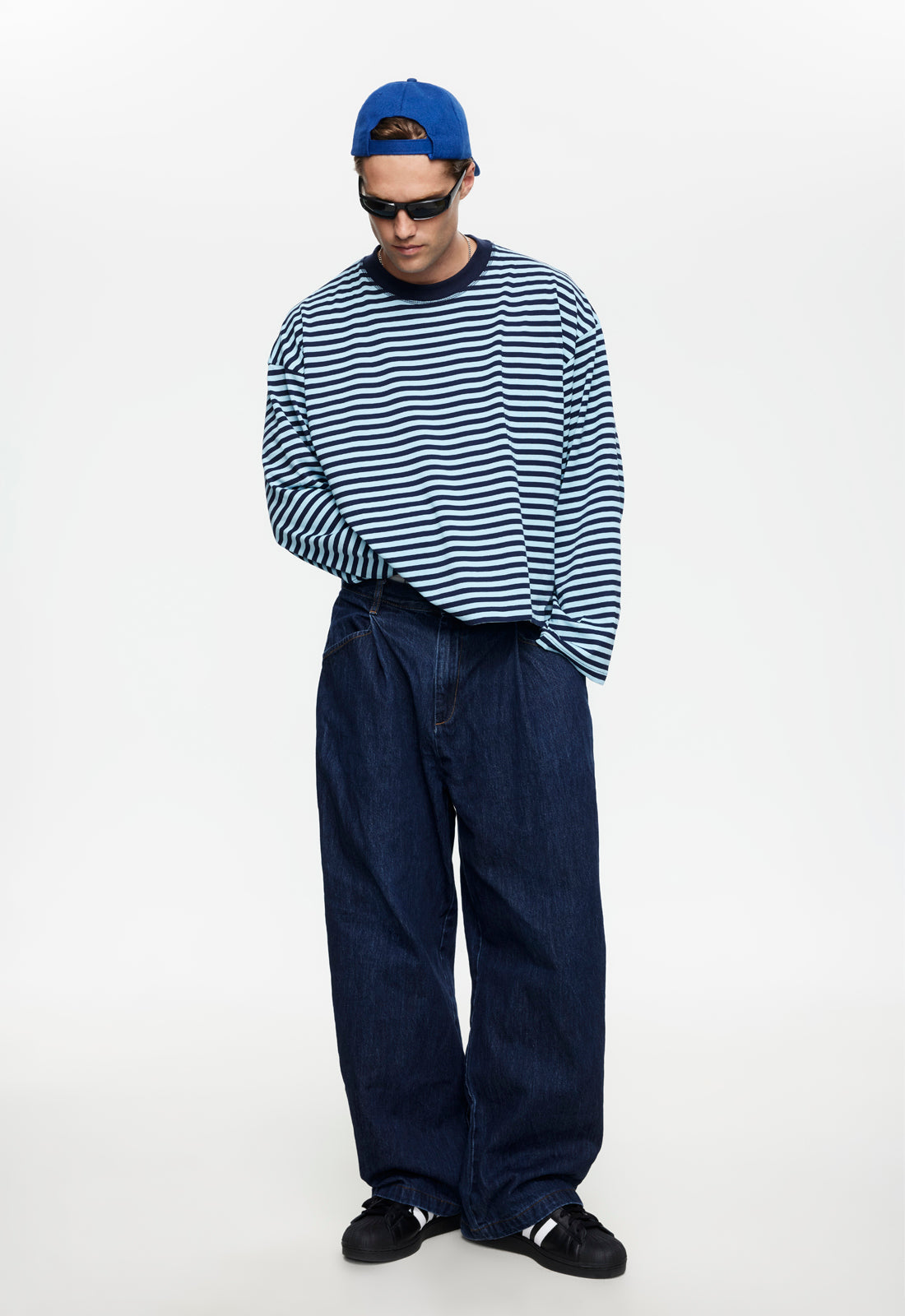 Lioness Fashion Outlet | BLOOM LONG SLEEVE - NAVY SEA STRIPE