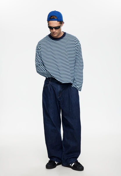 Lioness Fashion Outlet | BLOOM LONG SLEEVE - NAVY SEA STRIPE