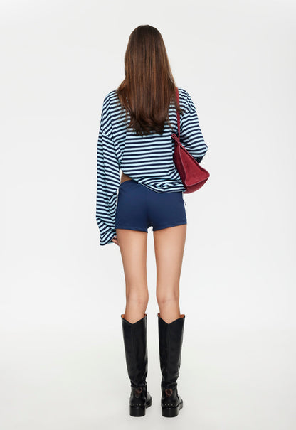Lioness Fashion Outlet | BLOOM LONG SLEEVE - NAVY SEA STRIPE