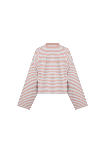 Lioness Fashion Online Shop | Bloom Long Sleeve - Muted Pastels Stripe