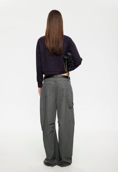 Lioness Fashion Outlets | Bloom Knit Jacket - Forest Stripe