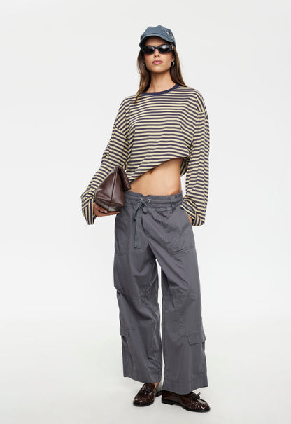 Lioness Fashion On Sale | Bloom Long Sleeve - Beige Stripe