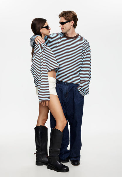 Lioness Fashion US | Bloom Long Sleeve - Chocolate Sea Stripe