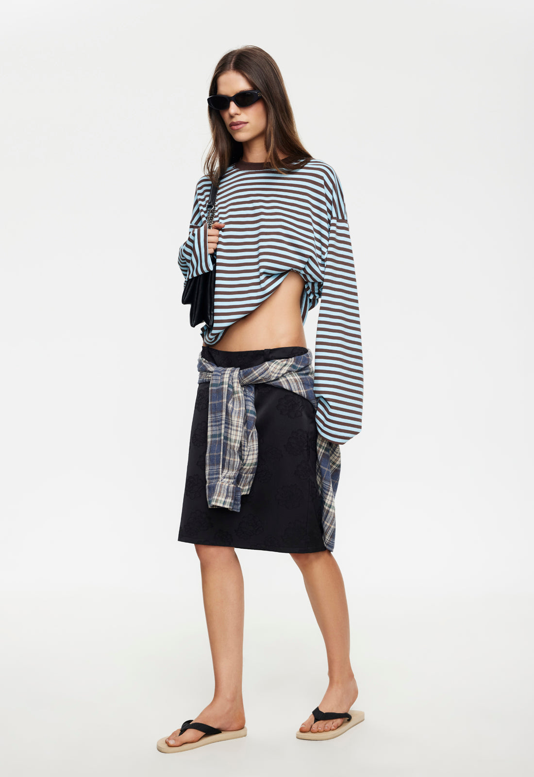 Lioness Fashion US | Bloom Long Sleeve - Chocolate Sea Stripe