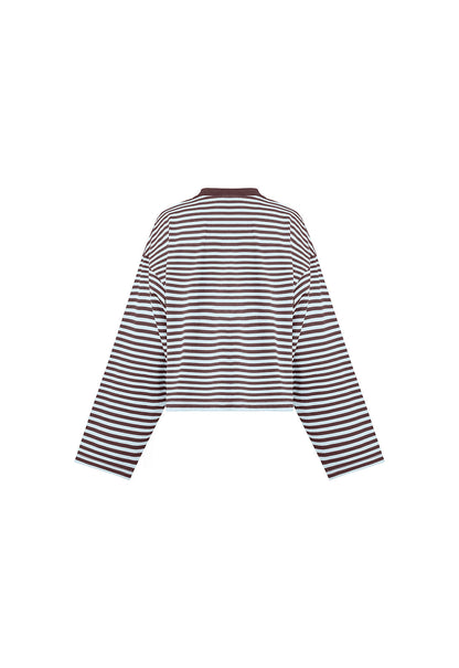 Lioness Fashion US | Bloom Long Sleeve - Chocolate Sea Stripe
