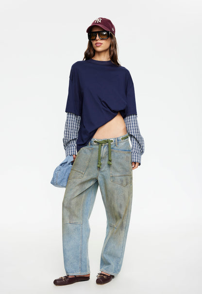 Lioness Fashion Outlet | BOTTEGA SHIRT - NAVY