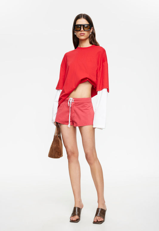 Lioness Fashion For Sale | SUNDOWN SHORT - CRIMSON