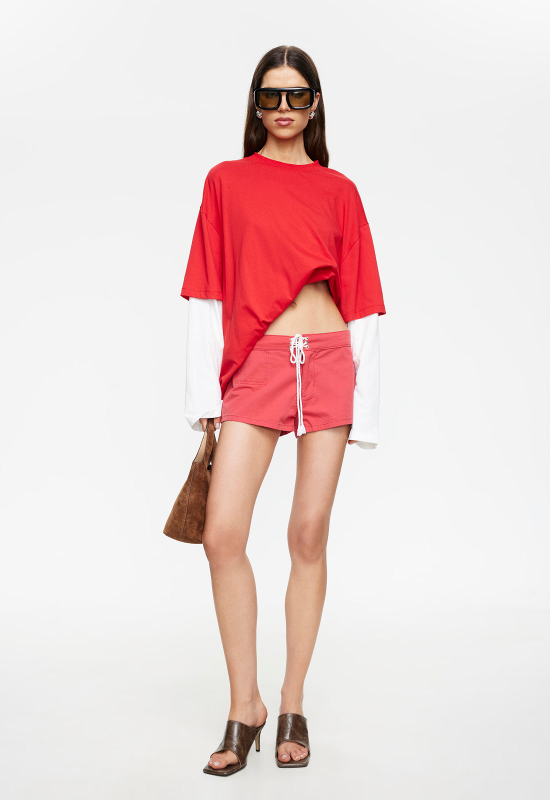 Lioness Fashion For Sale | SUNDOWN SHORT - CRIMSON