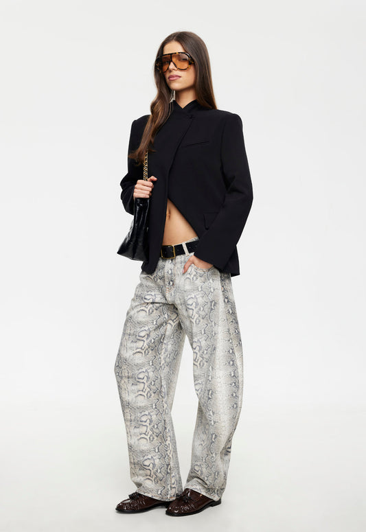 Lioness Fashion US | HORSESHOE JEAN - PYTHON