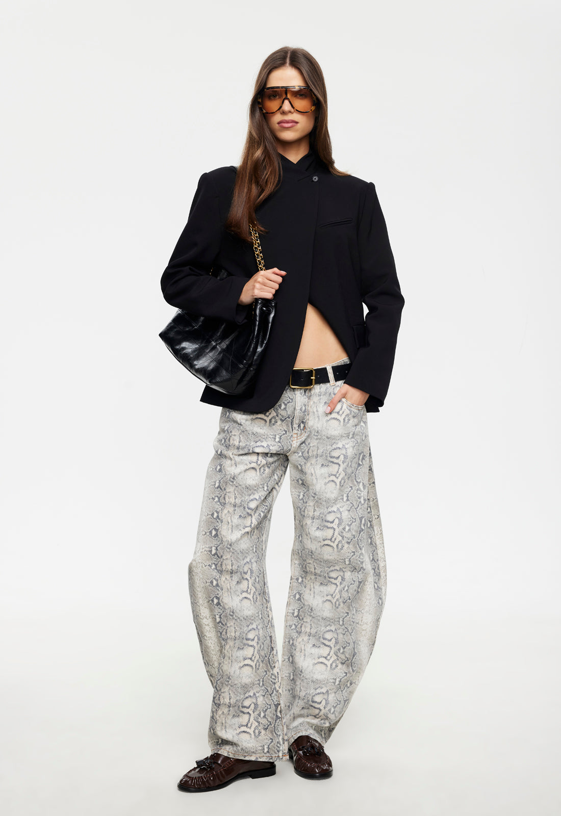 Lioness Fashion US | HORSESHOE JEAN - PYTHON