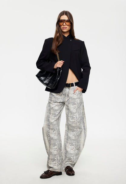 Lioness Fashion US | HORSESHOE JEAN - PYTHON