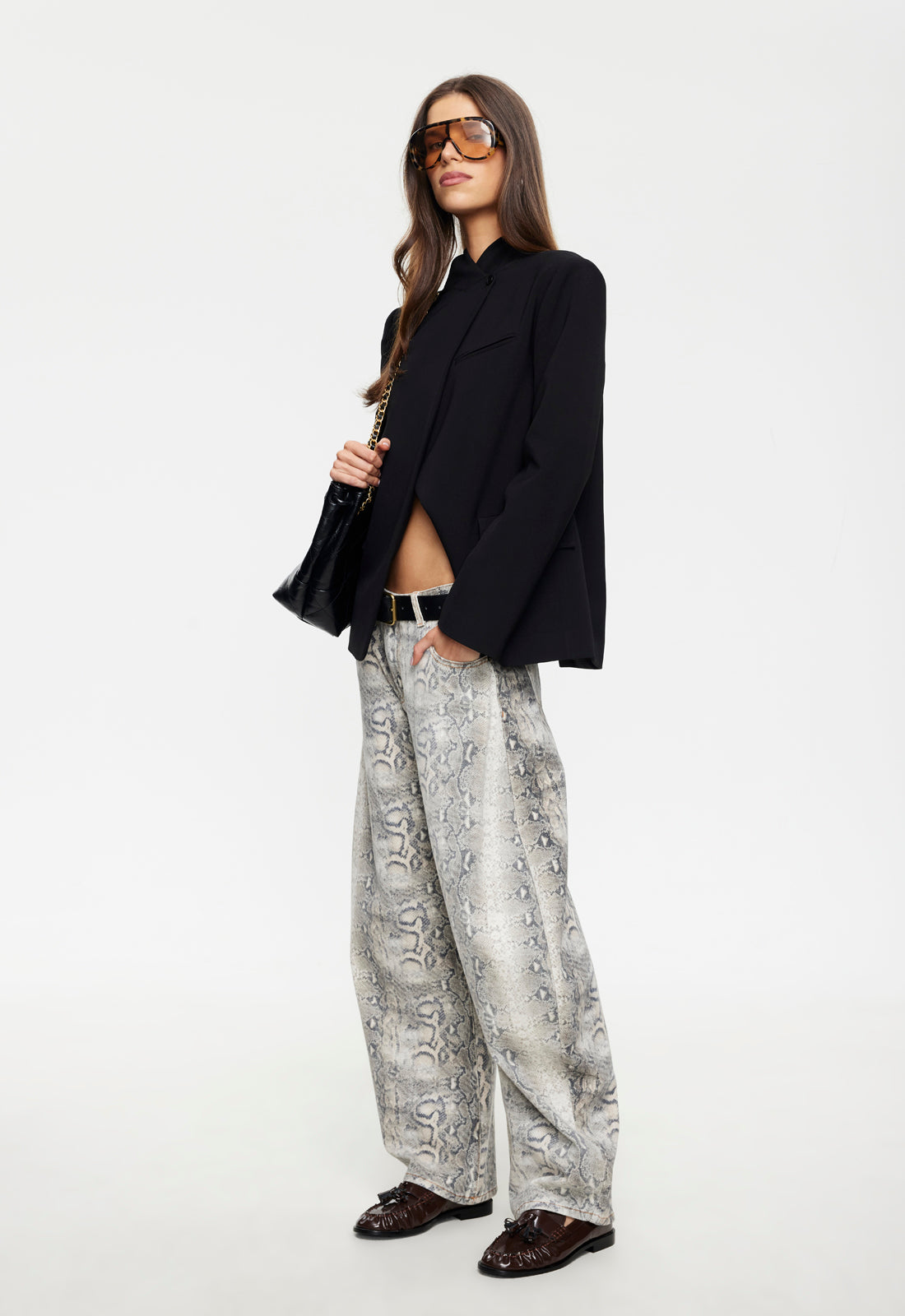 Lioness Fashion US | HORSESHOE JEAN - PYTHON