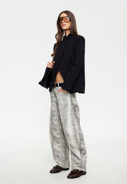 Lioness Fashion US | HORSESHOE JEAN - PYTHON