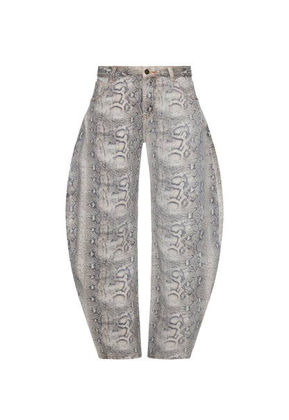 Lioness Fashion US | HORSESHOE JEAN - PYTHON