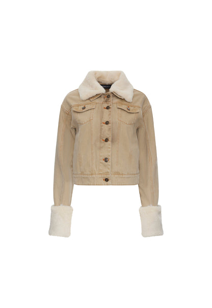 Lioness Fashion Store | APRES DENIM JACKET - STONE