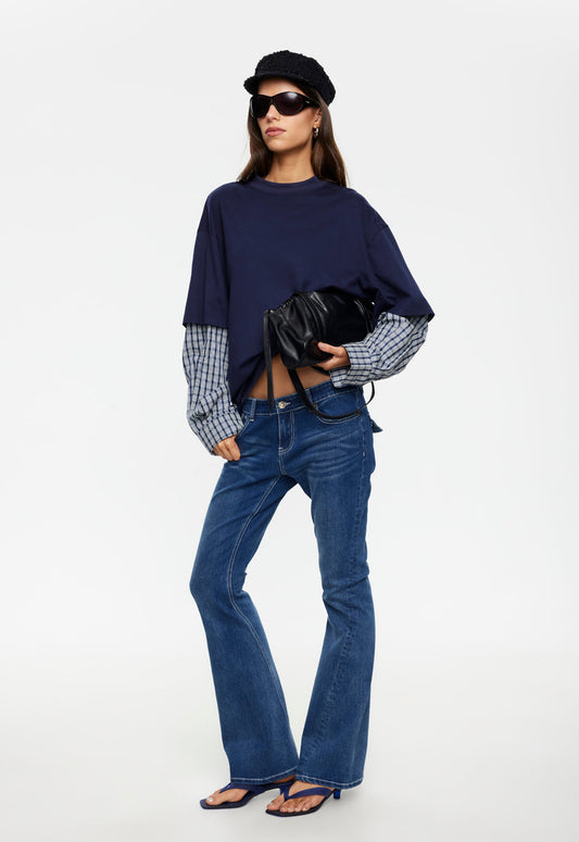 Lioness Fashion US | MARY-KATE JEAN - MID BLUE