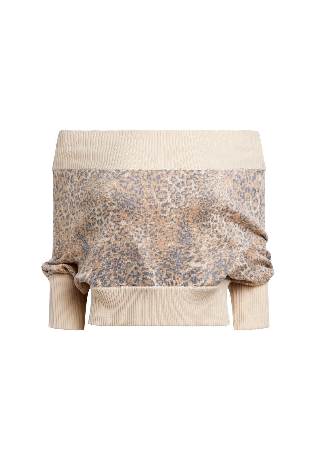 Lioness Fashion Near Me | Adriana Off Shoulder Top - Leopard