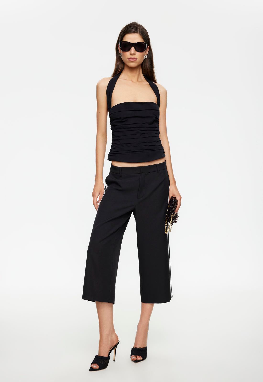 Lioness Fashion Store | Amore Halter Top - Noir
