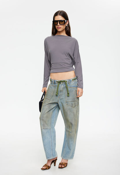 Lioness Fashion Outlet | ALLURE LONG SLEEVE - ASH