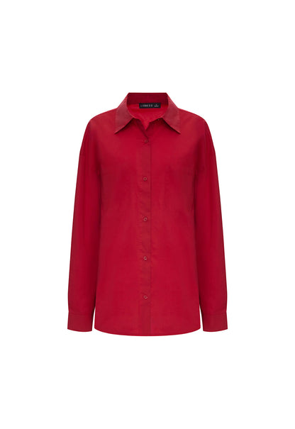 Lioness Fashion Outlets | CLARITY SHIRT - CRIMSON