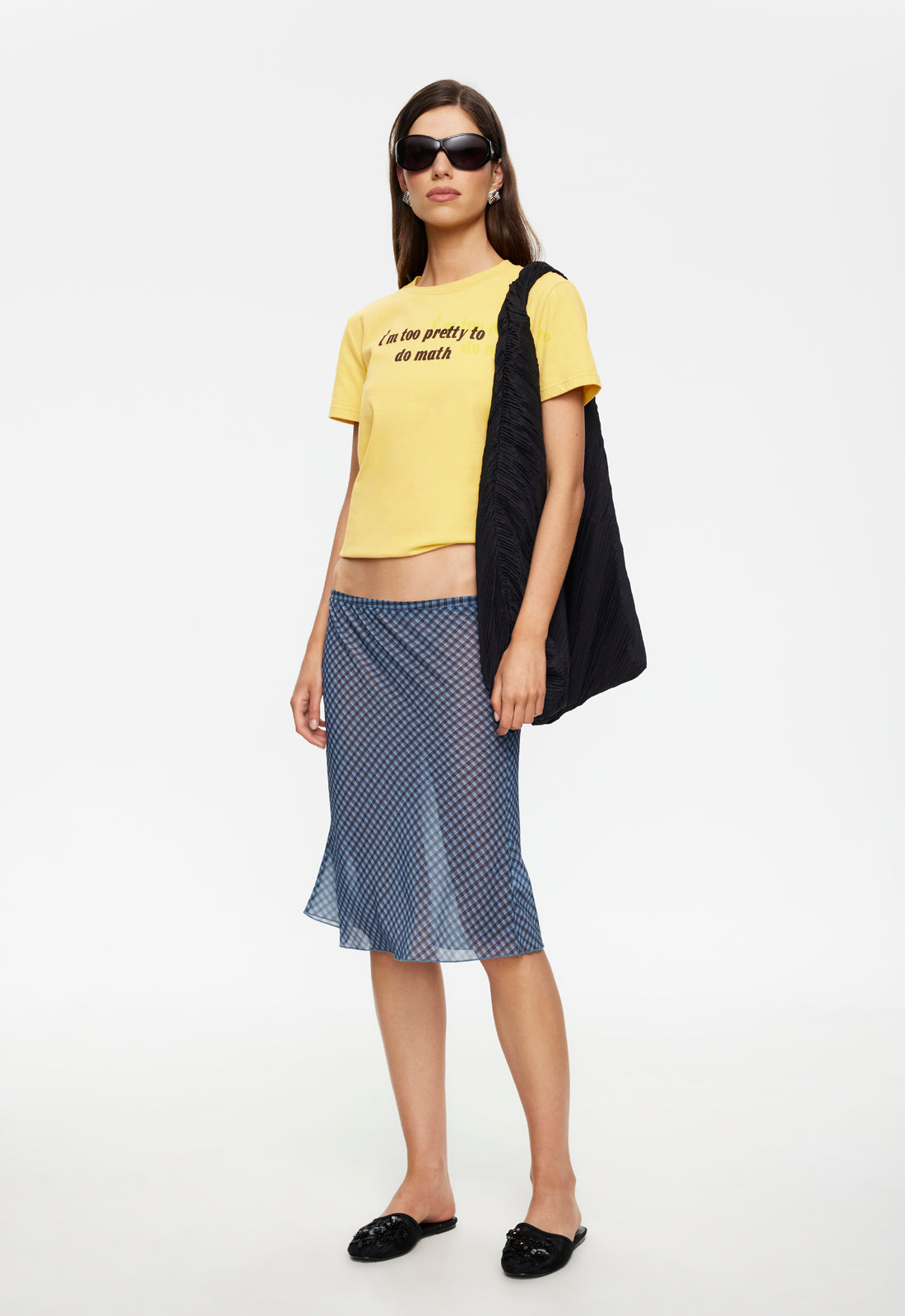 Lioness Fashion Near Me | Shoreline Midi Skirt - Smoke Check