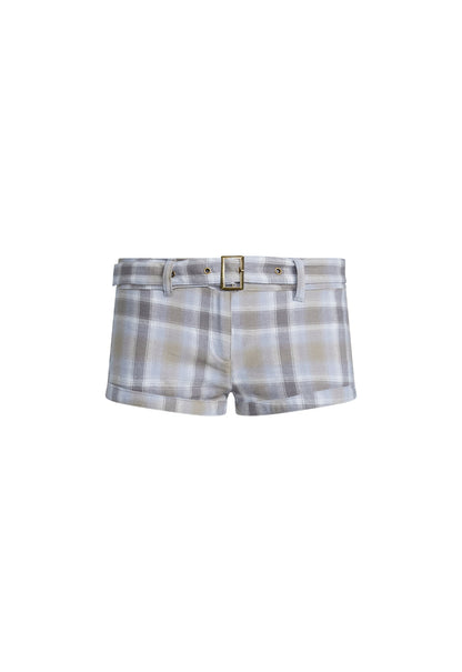 Lioness Fashion Sale | Afterglow Mini Short - Ash Plaid