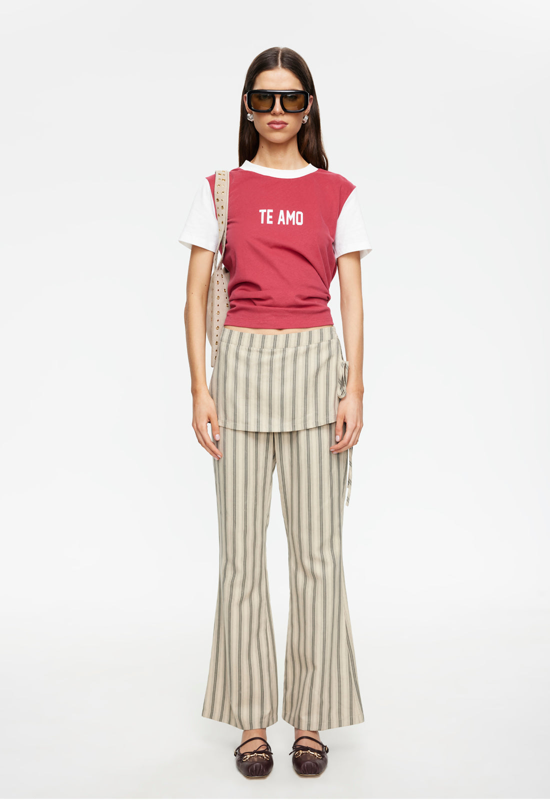 Lioness Fashion Outlets | ALPINE PANT - BEIGE STRIPE
