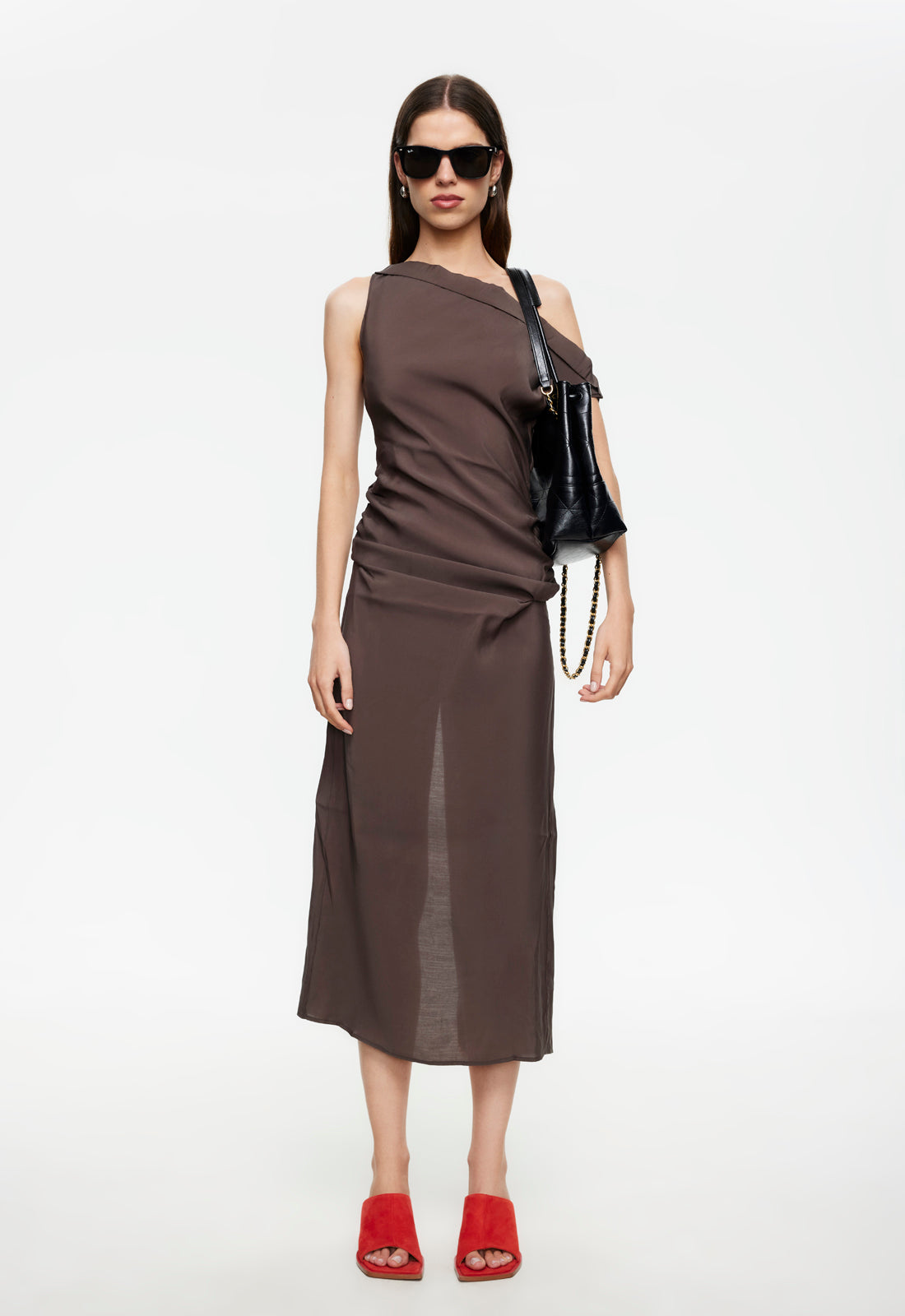 Lioness Fashion Online | Sweetheart Maxi Dress - Cocoa