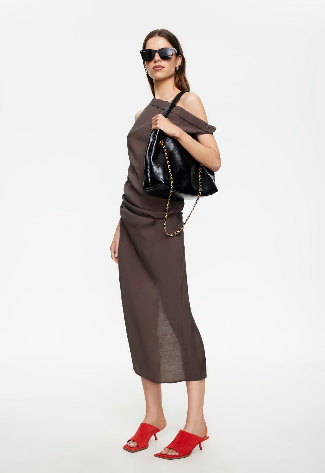 Lioness Fashion Online | Sweetheart Maxi Dress - Cocoa