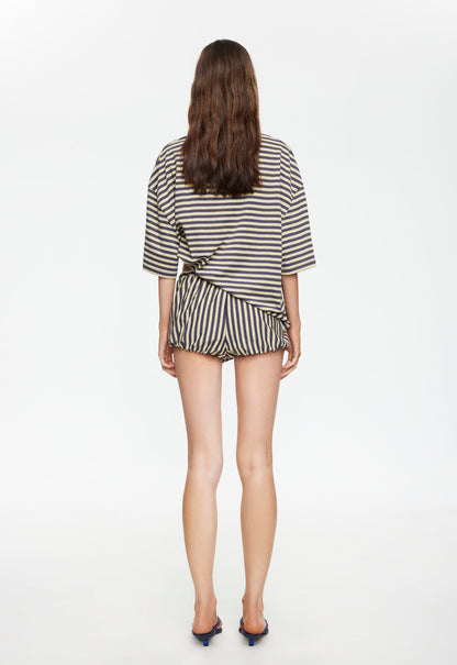 Lioness Fashion Outlet | Bloom Bubble Skort - Beige Stripe
