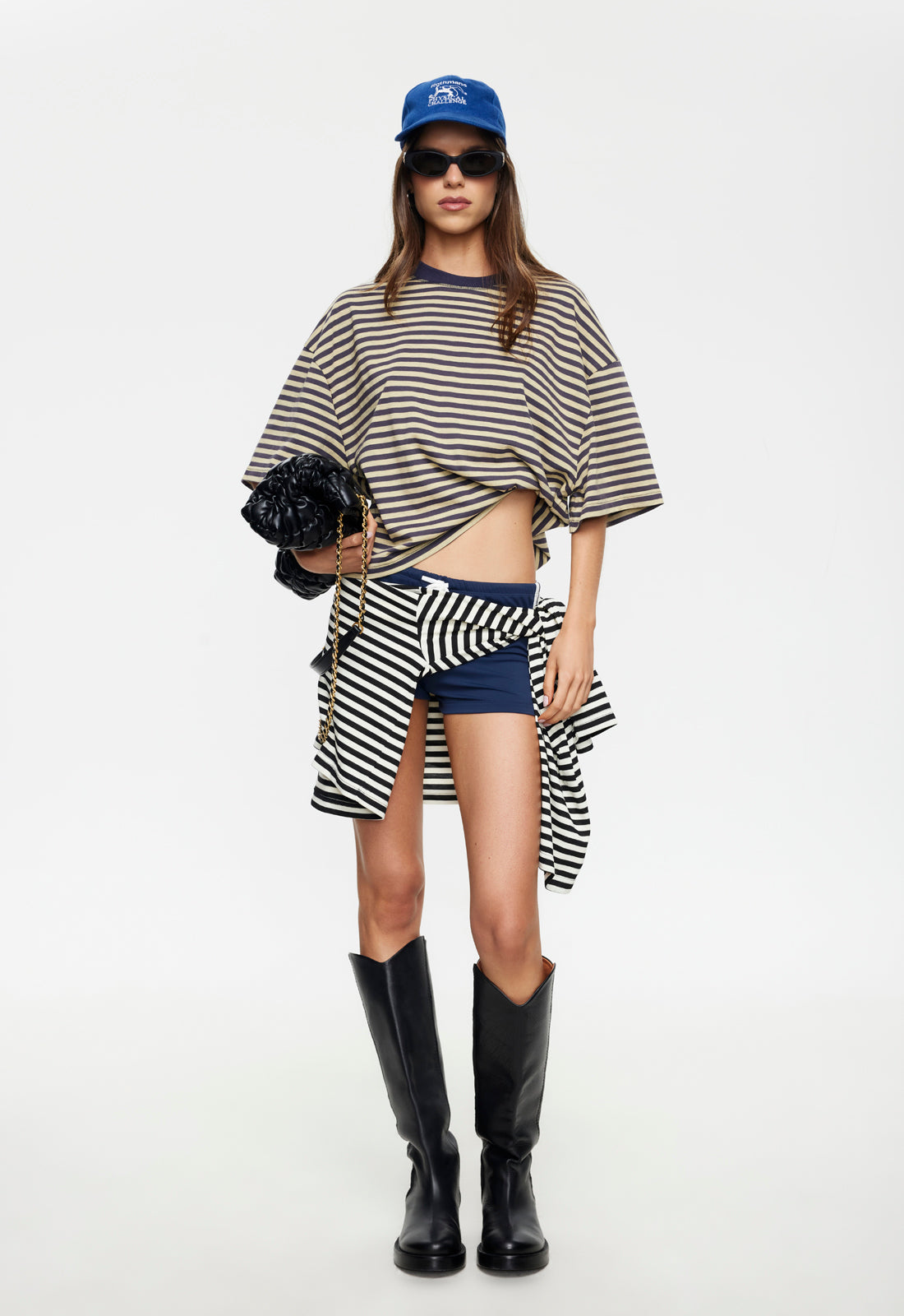 Lioness Fashion Outlets | Bloom Short Sleeve - Beige Stripe
