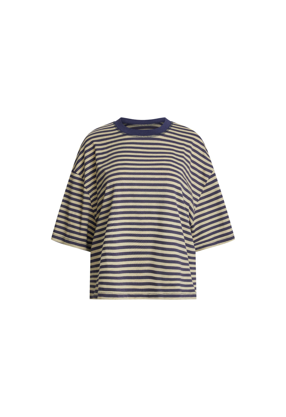 Lioness Fashion Outlets | Bloom Short Sleeve - Beige Stripe