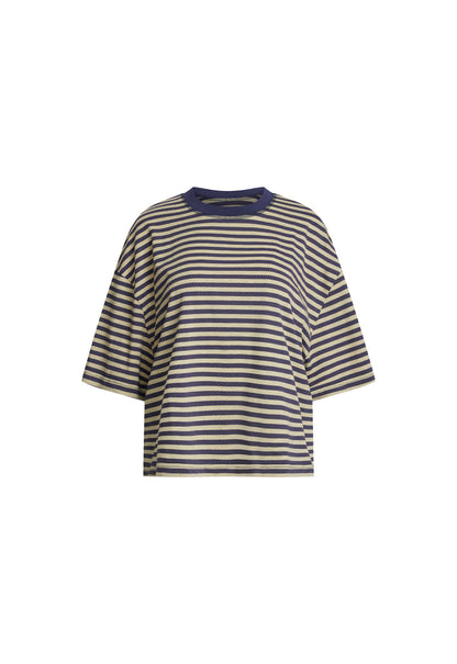 Lioness Fashion Outlets | Bloom Short Sleeve - Beige Stripe