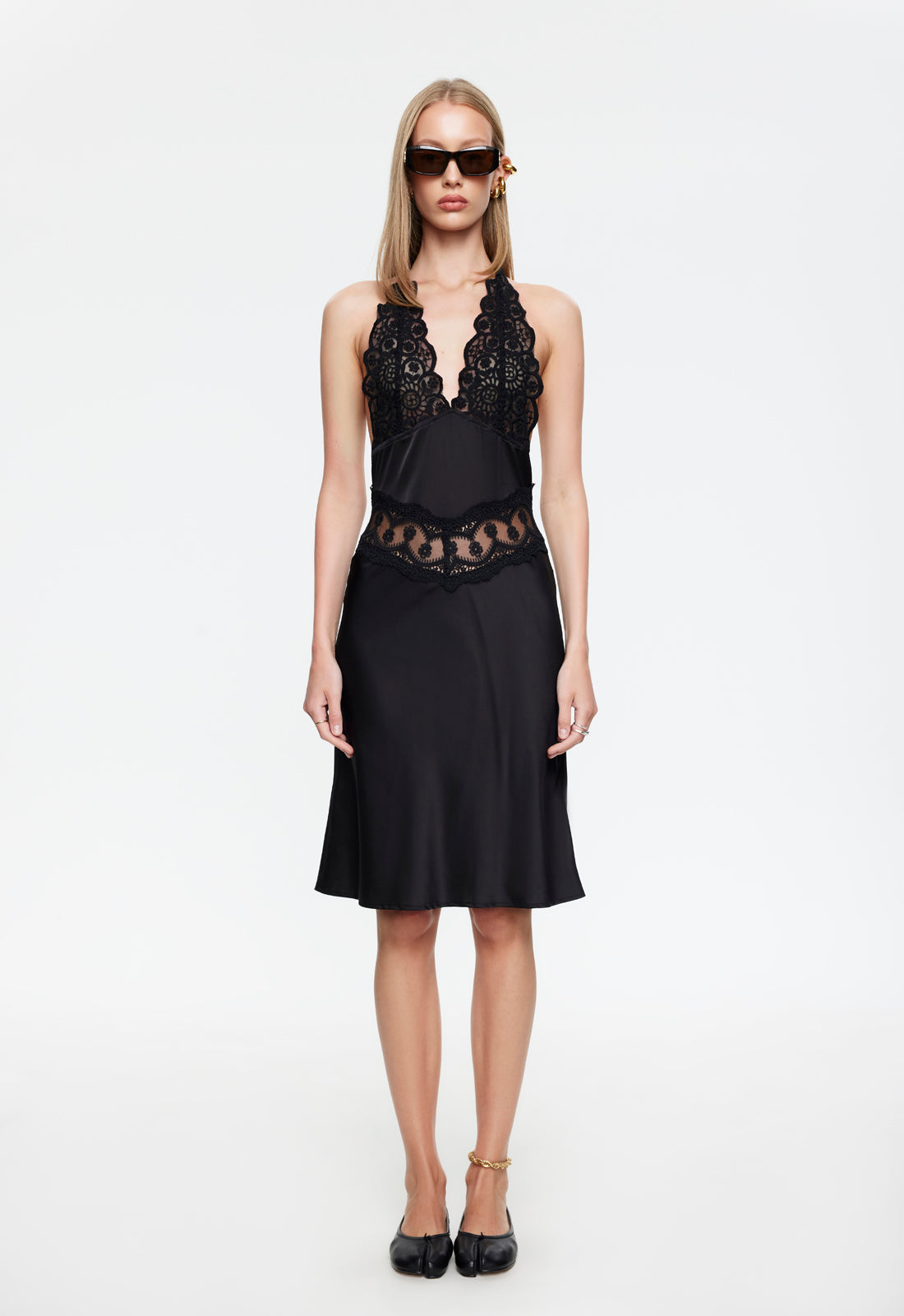 Lioness Fashion Sale | SOLANA MIDI DRESS - ONYX