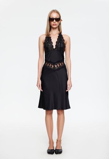 Lioness Fashion Sale | SOLANA MIDI DRESS - ONYX