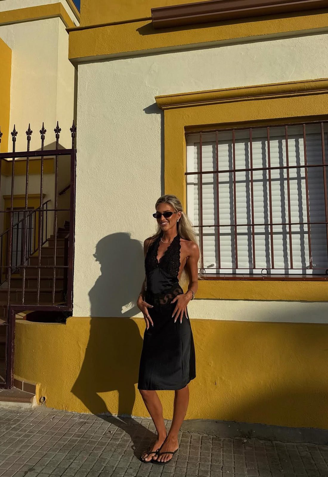 Lioness Fashion Sale | SOLANA MIDI DRESS - ONYX