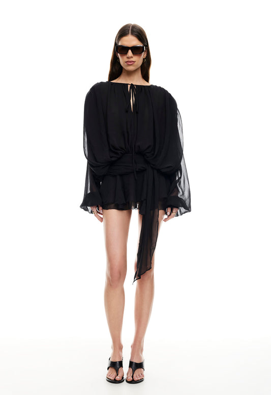 Lioness Fashion Online | ELEMENTS MINI DRESS - NOIR