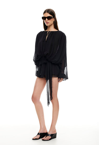 Lioness Fashion Online | ELEMENTS MINI DRESS - NOIR