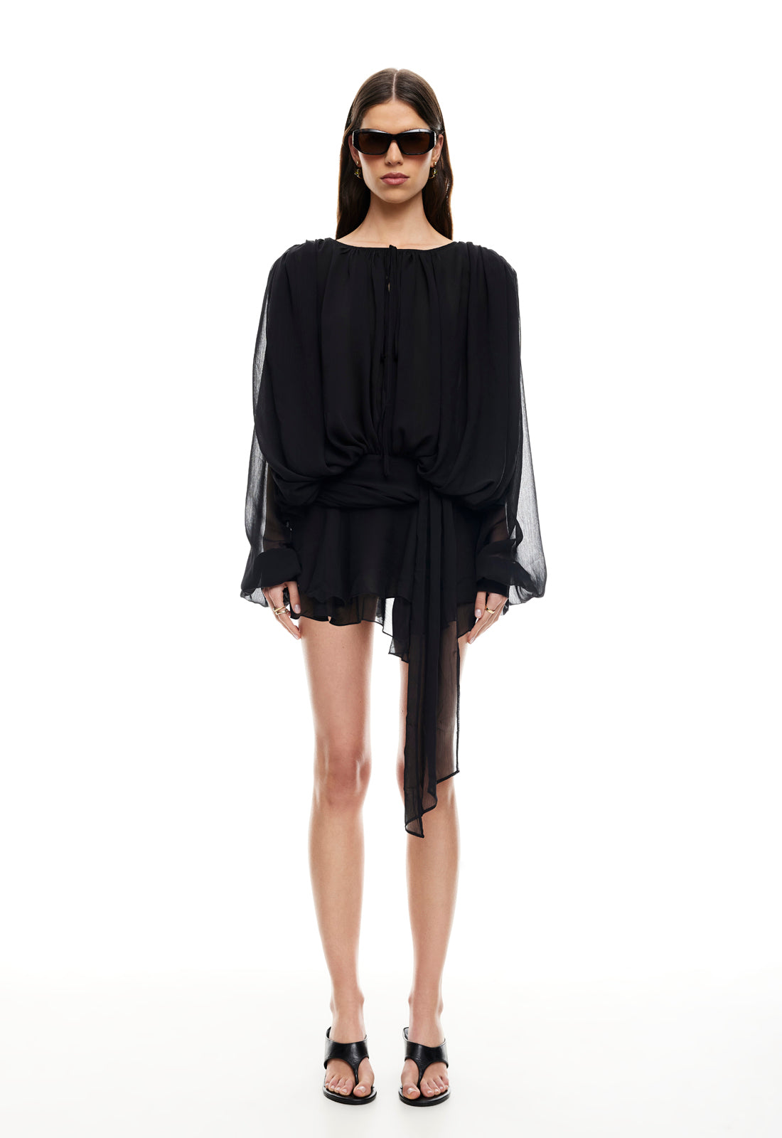 Lioness Fashion Online | ELEMENTS MINI DRESS - NOIR