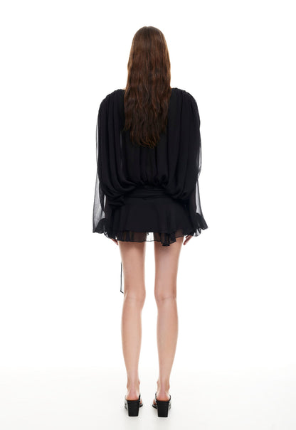 Lioness Fashion Online | ELEMENTS MINI DRESS - NOIR