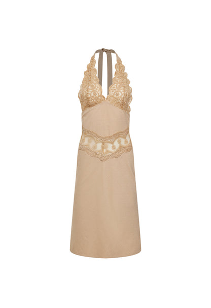 Lioness Fashion Online Shop | SOLANA MIDI DRESS - BEIGE PLAID