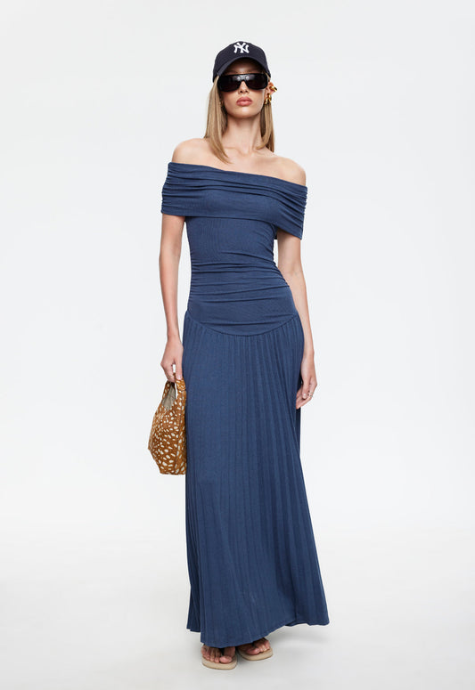 Lioness Fashion For Sale | FIELD OF DREAMS MAXI - NAVY
