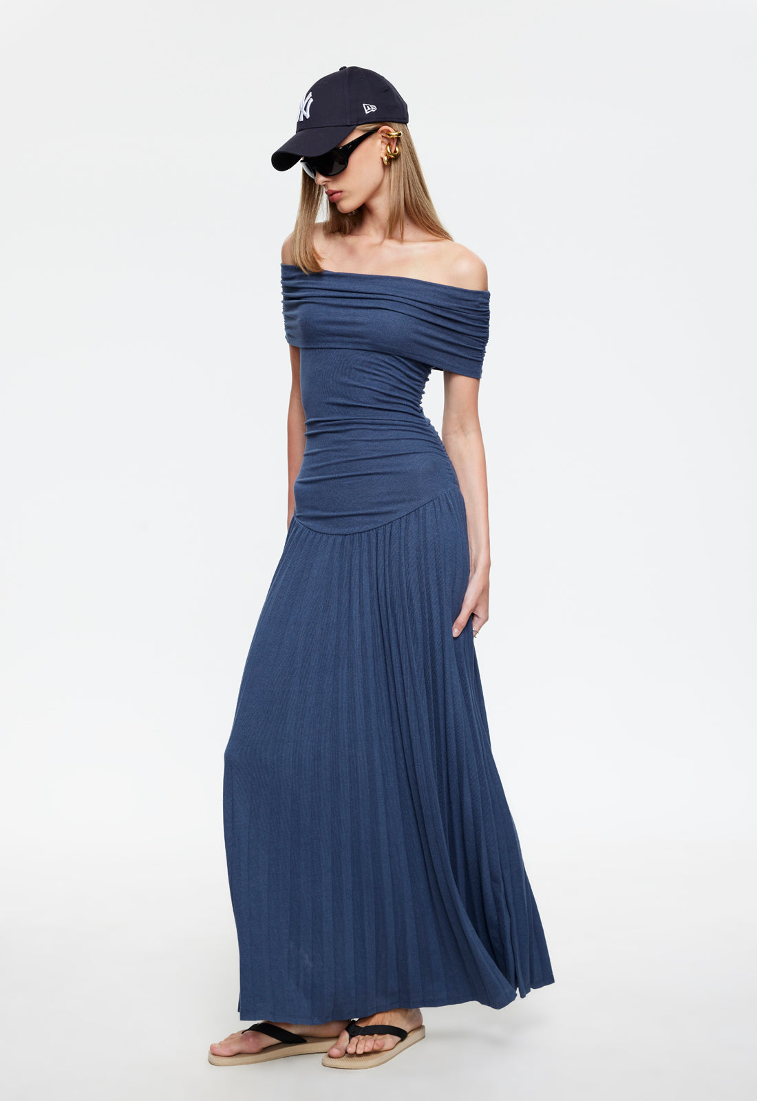 Lioness Fashion For Sale | FIELD OF DREAMS MAXI - NAVY