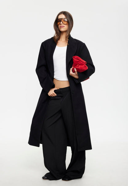 Lioness Fashion Discount | OLSEN COAT - ONYX